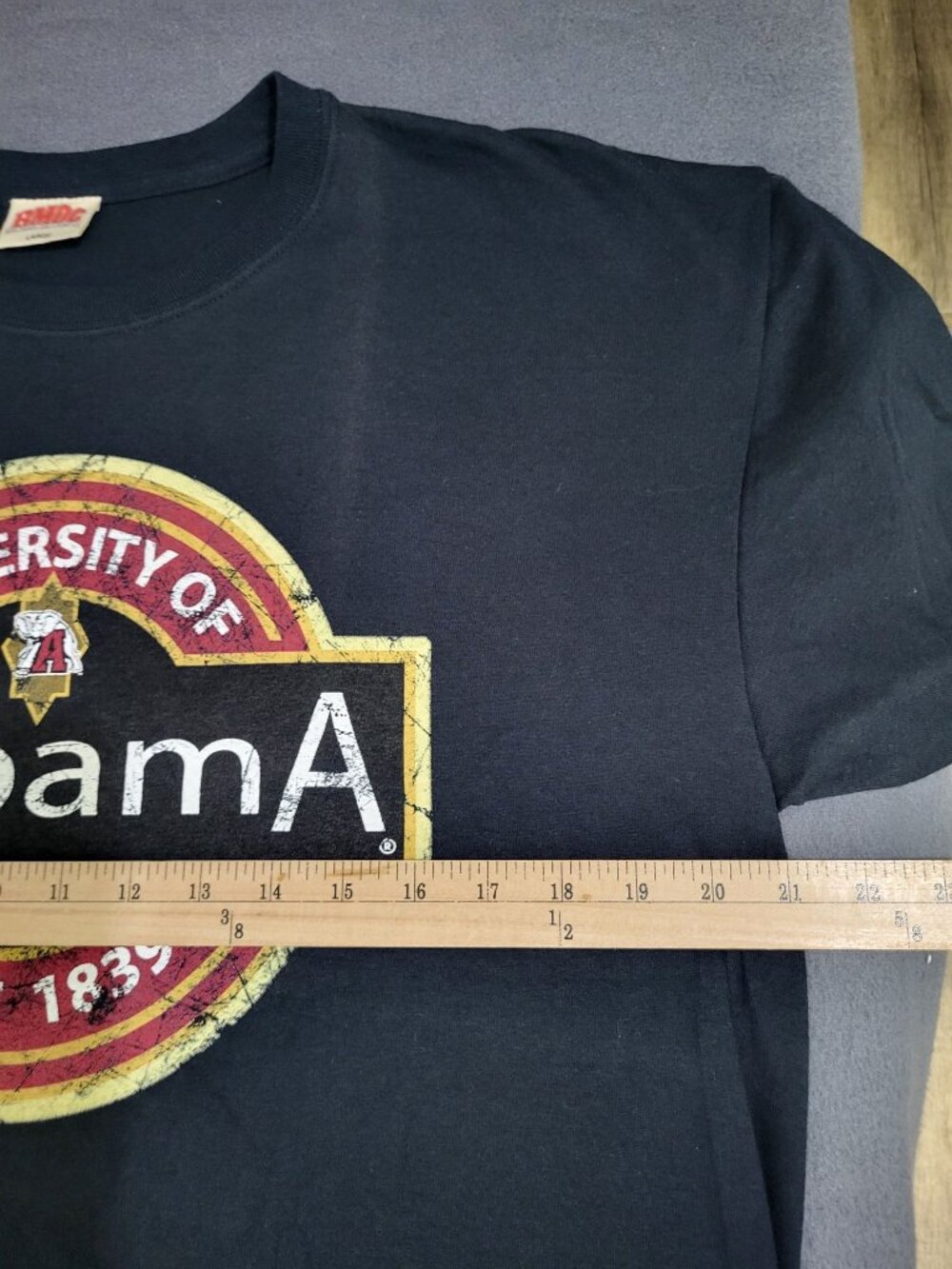 Vintage BMOC University of Alabama Graphic T Shirt SZ LG College Academia - Picture 5 of 7